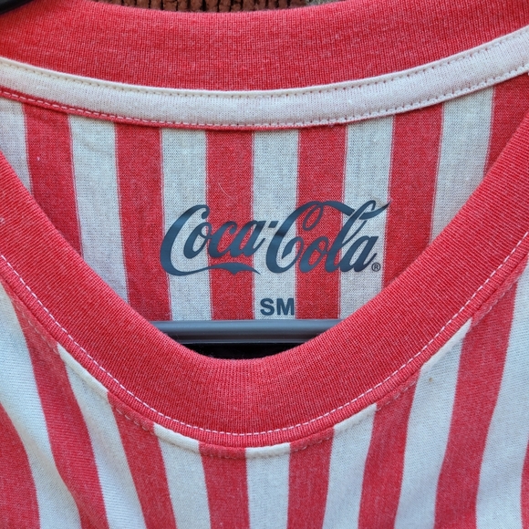 Coca Cola Red Striped Tee - Picture 2 of 2